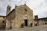 Kirken i Monteriggioni