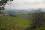 Landskab i det vestlige Toscana